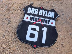 lot 438 image: Bob Dylan Highway 61 Battery Wall Clock