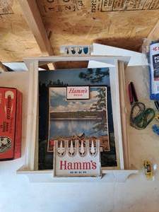 lot 476 image: Vintage Hamms Beer Wall Display