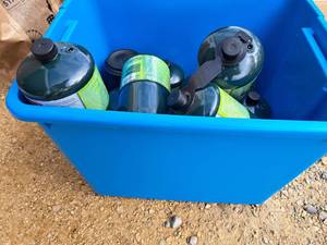 lot 514 image: Lot of (15) Coleman Propane Tanks (empty)