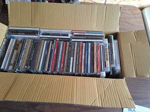 lot 591 image: Lot of (1 Box) Music CDs - REM, Molly Hatchet, Clay Aiken, Dean Martin, Foo Fighters, Bob Seger and many more