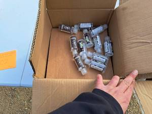 lot 602 image: Lot of (64) Hand Spa Citrus Scented 2oz-bottle Instant Hand Sanitizer