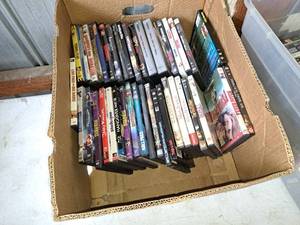 lot 527 image: Lot of (40) DVD Movies - Hangover, Hall Pass, Fever Pitch, Live Free & Die Hard, Deal or No Deal, Family Fued, and many more