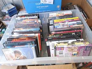 lot 529 image: Lot of (40) DVD Movies - Killbill, Black Swan, Notebook, Lethal weapon 2, The Hunger Games, Pearl Harbor, Bridesmaids, The Longest Yard and many more