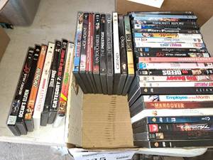 lot 535 image: Lot of (40) DVD Movies - The Big Hit, Wild Hogs, The Untouchables, The Prestige, Grind, Mr. Deeds, Beverly Hills Cop II and many more