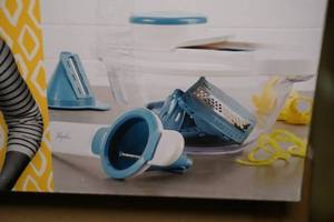 lot 24 image: Ayesha Collection 5-in-1 Mandoline and Spiralizer Set