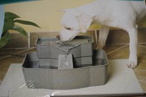 lot 202 image: NEW Pet Safe Drinkwell Multi-Tier Pet Fountain