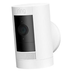 lot 34 image: Ring Stick Up Cam Surveillance Camera - White