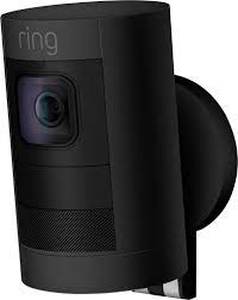 lot 100 image: Ring Stick Up Cam Surveillance Camera - Black