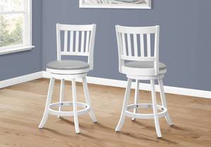 lot 143 image: Bar Height Swivel Bar Stools