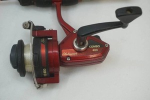 lot 15 image: Shakespeare Combo 400 Reel on Polar Fire Neon 24L Rod