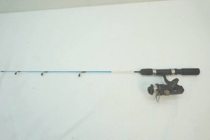 lot 16 image: Hi-Tech HT25 Series Reel on Peregrine BUBL GUM 30 Medium Light Rod