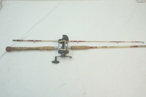 lot 25 image: Tidewater 38LCL Shakespeare Reel & Shakespeare Wonderod 66 rod