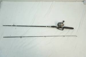 lot 37 image: Johnson Country Mile Plus10 Reel on 66 Light Rod