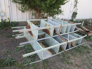 lot 6 image: (3) Sections of Shop Shelving 18x36x10