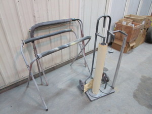 lot 2 image: Auto Body Stands & Tape Stand