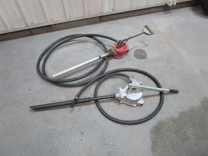 lot 28 image: (2) Barrel Pumps
