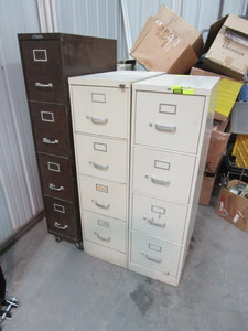 lot 44 image: (3) File Cabinets