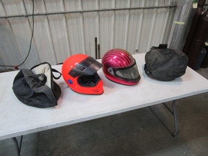 lot 85 image: (2) Snowmobile Helmets