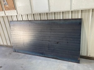 lot 17 image: (1) pc 4x8 7ga Steel Sheet