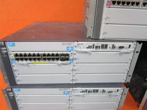 (5) HP Network Switch Boxes