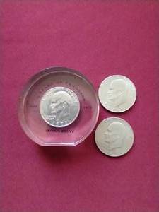 (3) Eisenhower Dollars - One Encased