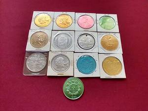 (13) Mardi Gras Tokens