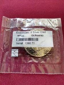 1972-S Silver-Clad Proof Eisenhower $1