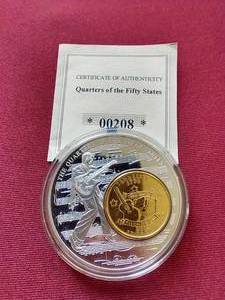 Large Commemorative State Quarter Coin