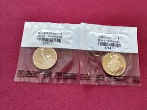 (2) Proof Presidential $1 Coins