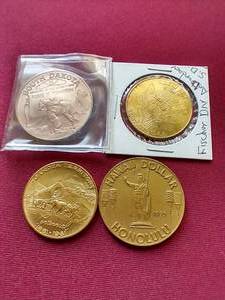 (4) Souvenir TokensMedals
