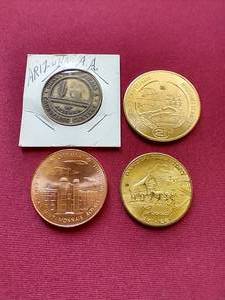 (4) Souvenir TokensMedals