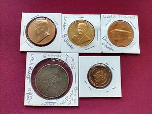 (5) Souvenir TokensMedals