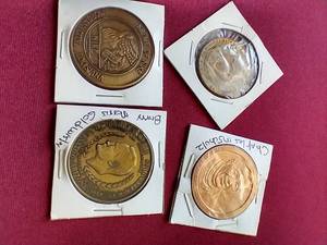 (4) Souvenir TokensMedals