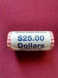 Presidential Dollar - William Henry Harrison - Coin Roll US Mint Wrapped