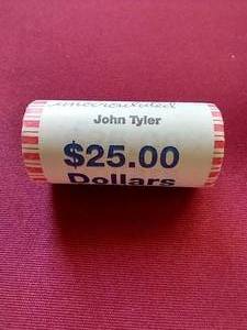 Presidential Dollar - John Tyler - Coin Roll US Mint Wrapped