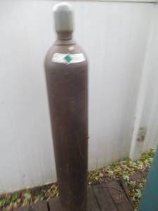 Helium tank, DOT rated...