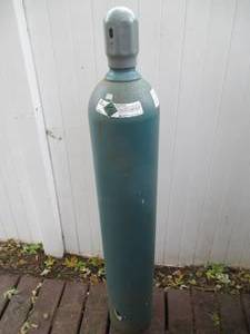 Helium tank, DOT rated...