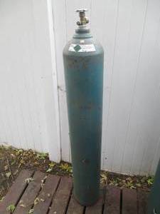 Helium tank, DOT rated...