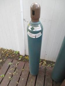 Helium tank, DOT rated...
