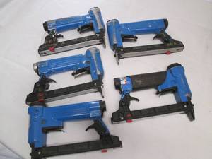 Box lot of Pneumatic air nailers....