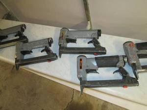 Box of assorted Pneumatic air naile...