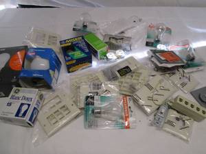 Assortment of electrical supplies a...