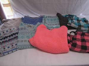 Box of misc womens size pajamas...