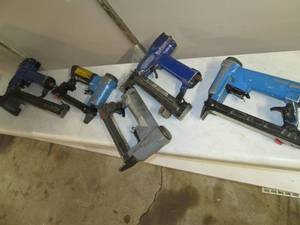 Box of assorted Pneumatic air naile...