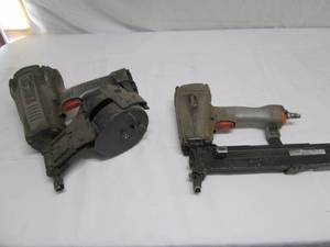 Box of assorted Pneumatic air naile...