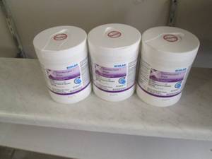 Box of eco-lab sanitizing wipes...