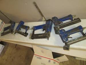 Box of assorted Pneumatic air naile...