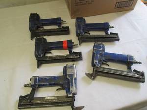 Box of assorted Pneumatic air naile...