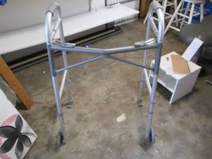 Tubular Metal framed walking aid...