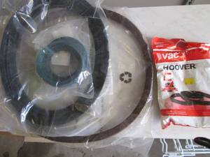 Assorted vacuum replacement belts a...